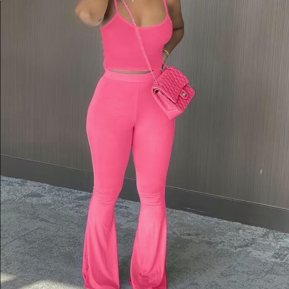 Two-Piece rose pink set - Picture 2 of 3